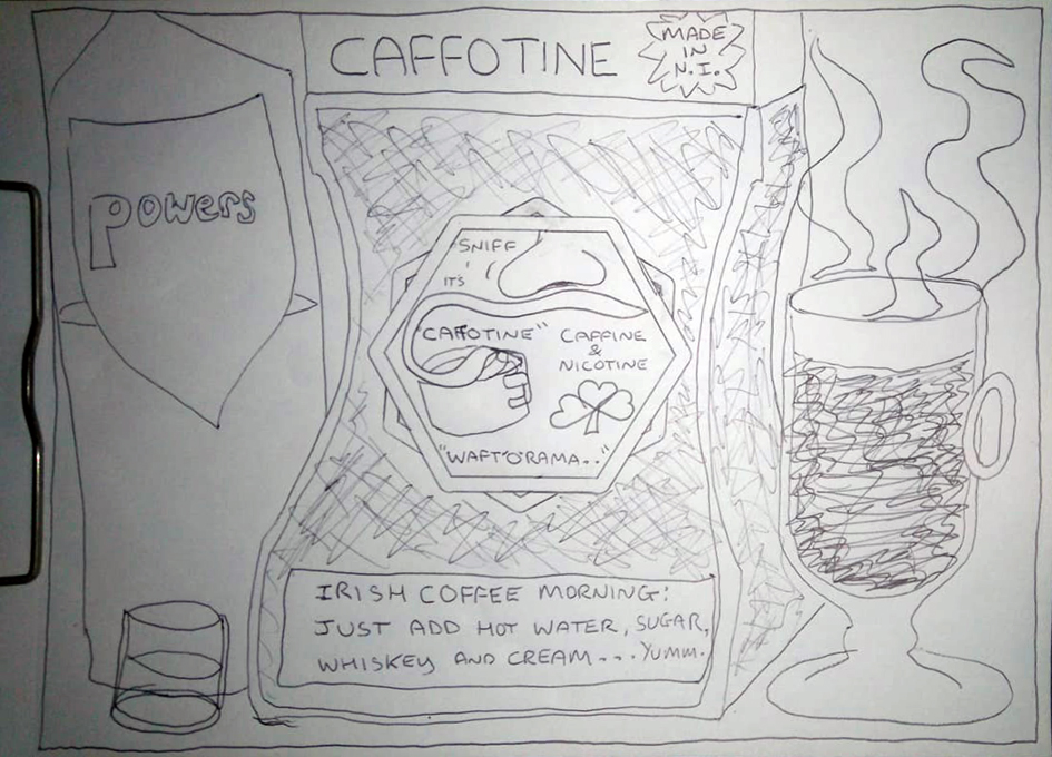 nicotine and caffine mixed beverage