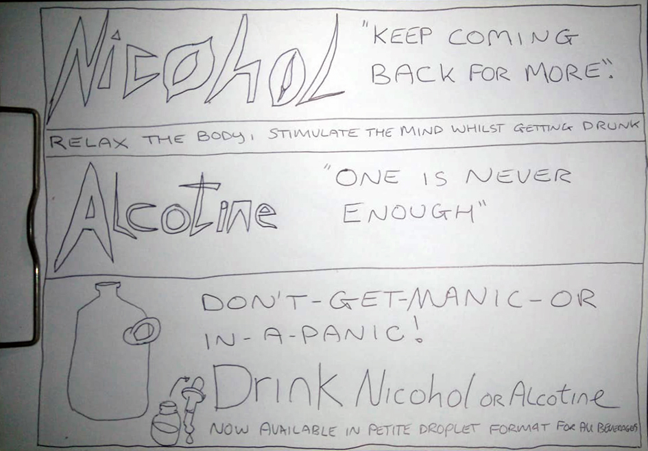 nicohol, alcohol and nicotine